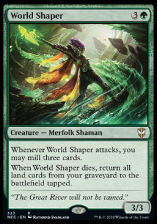(323) Magic The Gathering Commander: Streets of New Capenna Single: World Shaper  Rare