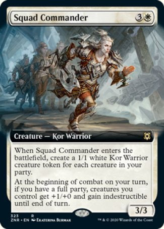 (323) Magic The Gathering Zendikar Rising: Extras Single: Squad Commander Holo Rare