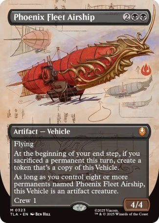 (323) Magic The Gathering Magic: The Gathering | Avatar: The Last Airbender: Extras Single: Phoenix Fleet Airship Holo Mythic