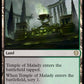 (323) Magic The Gathering Commander: Strixhaven Single: Temple of Malady  Rare
