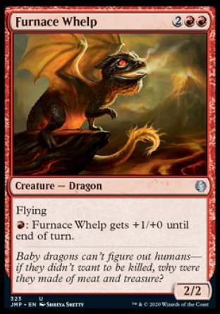 (323) Magic The Gathering Jumpstart Single: Furnace Whelp  Uncommon