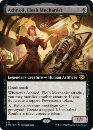 (323) Magic The Gathering The Brothers' War: Extras Single: Ashnod, Flesh Mechanist Holo Rare