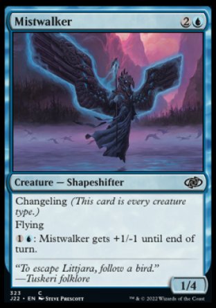 (323) Magic The Gathering Jumpstart 2022 Single: Mistwalker  Common