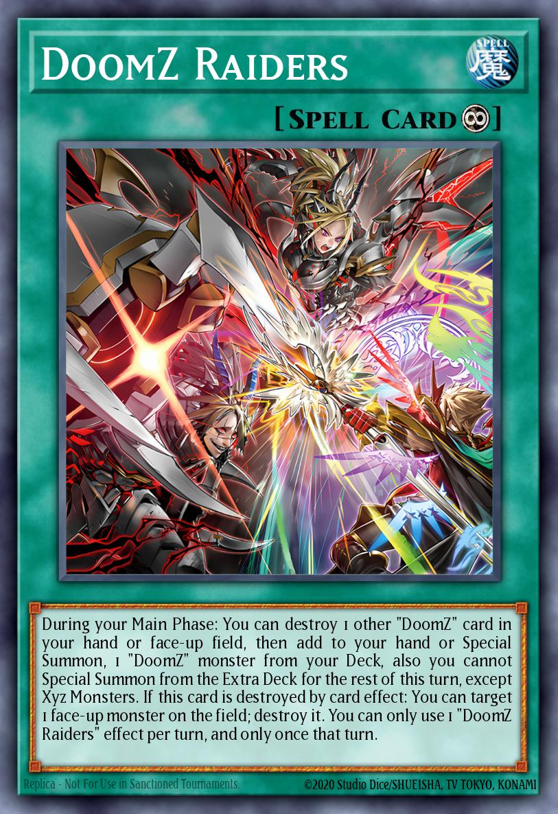 (057) YuGiOh TCG DOOD: Doom of Dimensions Single: DoomZ Raiders  Super Rare