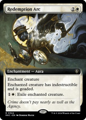 (324) Magic The Gathering Commander: Murders at Karlov Manor: Extras Single: Redemption Arc  Rare