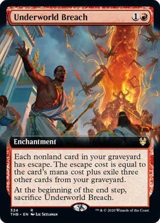 (324) Magic The Gathering Theros Beyond Death: Extras Single: Underworld Breach Holo Rare