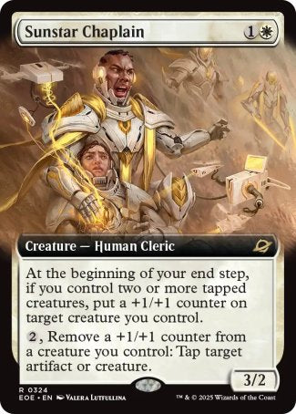 (324) Magic The Gathering Edge of Eternities: Extras Single: Sunstar Chaplain  Rare
