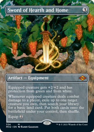 (324) Magic The Gathering Modern Horizons 2: Extras Single: Sword of Hearth and Home (V.1)  Mythic