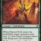 (150) Magic The Gathering The List Single: Hunted Troll  Rare