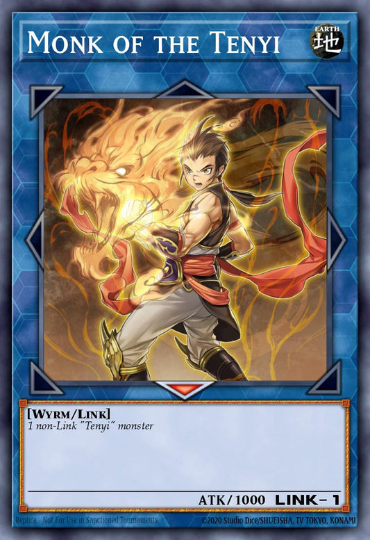 (121) YuGiOh TCG MP20: 2020 Tin of Lost Memories Mega Pack Single: Monk of the Tenyi  Common