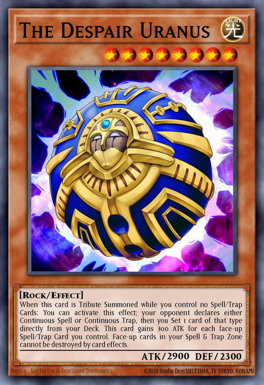 (105) YuGiOh TCG DLCS: Dragons of Legend: The Complete Series Single: The Despair Uranus  Common