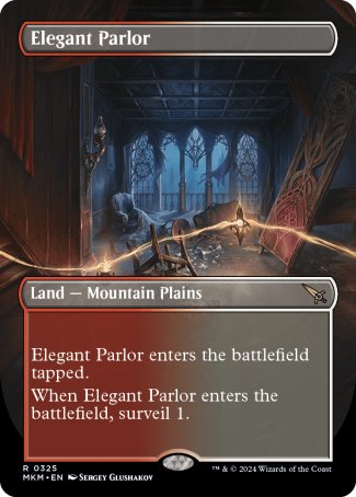 (325) Magic The Gathering Murders at Karlov Manor: Extras Single: Elegant Parlor  Rare