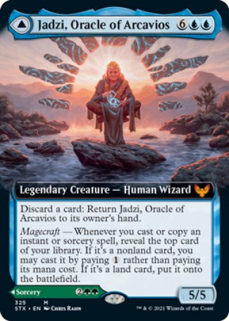 (325) Magic The Gathering Strixhaven: School of Mages: Extras Single: Jadzi, Oracle of Arcavios // Journey to the Oracle  Mythic