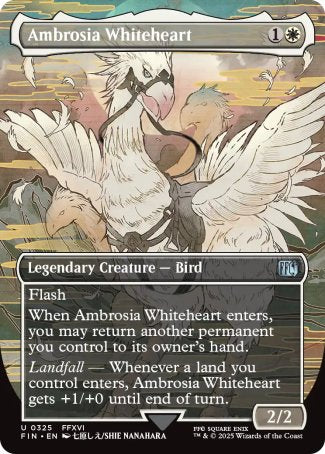 (325) Magic The Gathering Magic: The Gathering - FINAL FANTASY: Extras Single: Ambrosia Whiteheart (V.1) Holo Uncommon