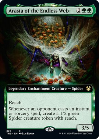 (325) Magic The Gathering Theros Beyond Death: Extras Single: Arasta of the Endless Web  Rare