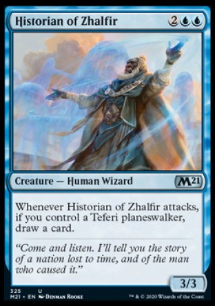 (325) Magic The Gathering Core 2021: Extras Single: Historian of Zhalfir  Uncommon