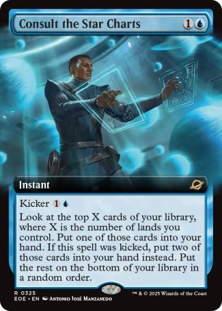 (325) Magic The Gathering Edge of Eternities: Extras Single: Consult the Star Charts  Rare