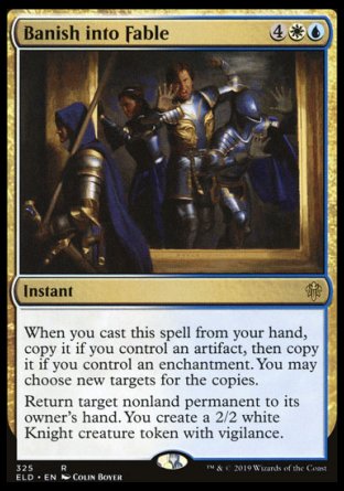 (325) Magic The Gathering Throne of Eldraine: Extras Single: Banish into Fable  Rare