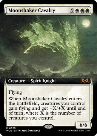 (325) Magic The Gathering Wilds of Eldraine: Extras Single: Moonshaker Cavalry  Mythic