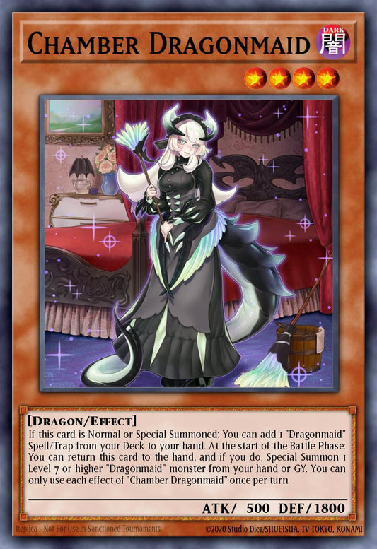 (032) YuGiOh TCG RA04: Quarter Century Stampede Single: Chamber Dragonmaid (V.7 - Ultimate Rare)  Ultimate Rare
