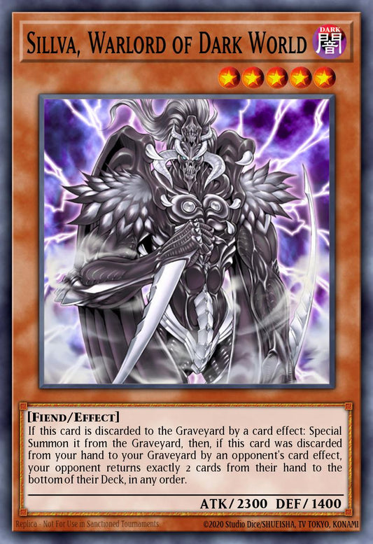 (158) YuGiOh TCG RA03: Quarter Century Bonanza Single: Sillva, Warlord of Dark World (V.1 - Platinum Secret Rare)  Platinum Secret Rare