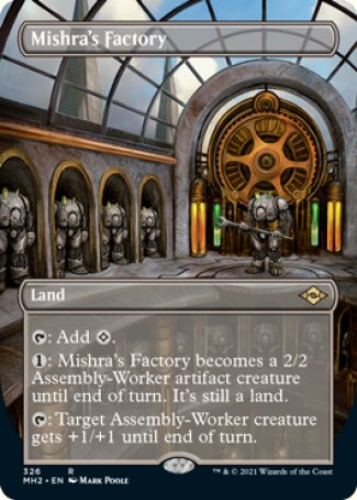 (326) Magic The Gathering Modern Horizons 2: Extras Single: Mishra's Factory  Rare