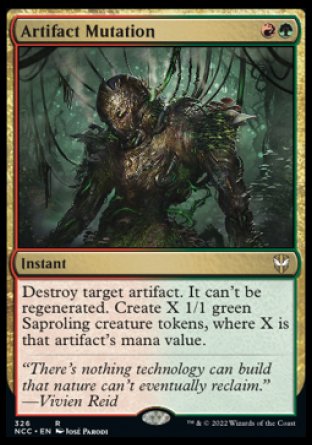 (326) Magic The Gathering Commander: Streets of New Capenna Single: Artifact Mutation  Rare