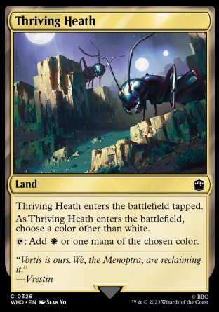 (326) Magic The Gathering Universes Beyond: Doctor Who Single: Thriving Heath  Common