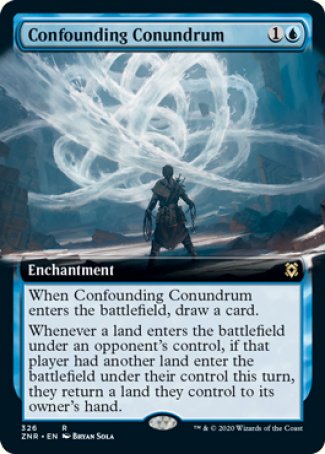 (326) Magic The Gathering Zendikar Rising: Extras Single: Confounding Conundrum  Rare