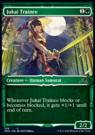 (326) Magic The Gathering Kamigawa: Neon Dynasty: Extras Single: Jukai Trainee  Common