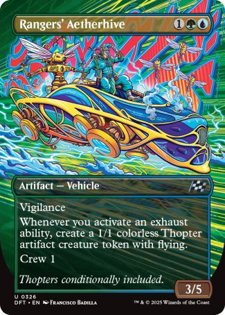 (326) Magic The Gathering Aetherdrift: Extras Single: Rangers' Aetherhive Holo Uncommon