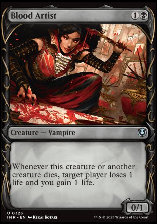 (326) Magic The Gathering Innistrad Remastered: Extras Single: Blood Artist (V.1)  Uncommon
