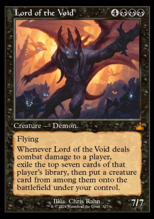 (327) Magic The Gathering Ravnica Remastered: Extras Single: Lord of the Void (V.1)  Mythic