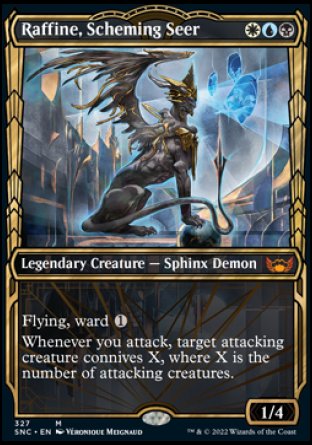 (327) Magic The Gathering Streets of New Capenna: Extras Single: Raffine, Scheming Seer (V.1)  Mythic