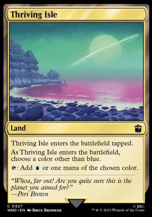 (327) Magic The Gathering Universes Beyond: Doctor Who Single: Thriving Isle  Common