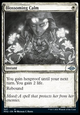 (327) Magic The Gathering Modern Horizons 2: Extras Single: Blossoming Calm  Uncommon