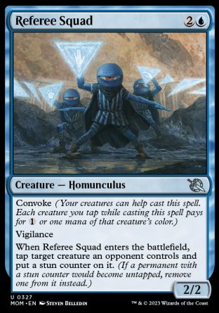 (327) Magic The Gathering March of the Machine: Extras Single: Referee Squad  Uncommon