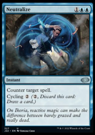 (327) Magic The Gathering Jumpstart 2022 Single: Neutralize  Uncommon