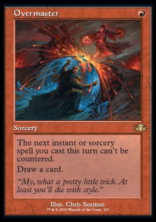 (327) Magic The Gathering Dominaria Remastered: Extras Single: Overmaster  Rare