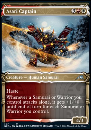 (327) Magic The Gathering Kamigawa: Neon Dynasty: Extras Single: Asari Captain  Uncommon