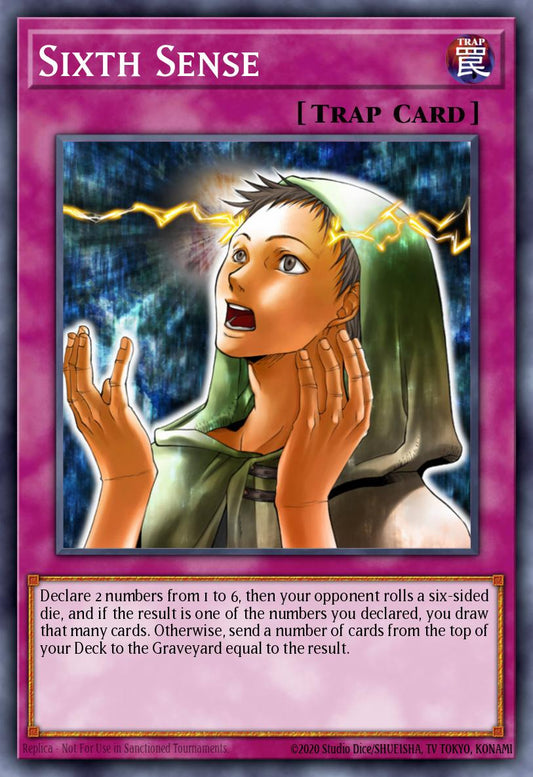 (273) YuGiOh TCG LCJW: Legendary Collection 4: Mega Pack Single: Sixth Sense  Common