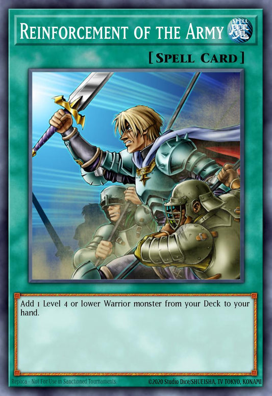 (147) YuGiOh TCG DB2: Dark Beginning 2 Single: Reinforcement of the Army  Rare