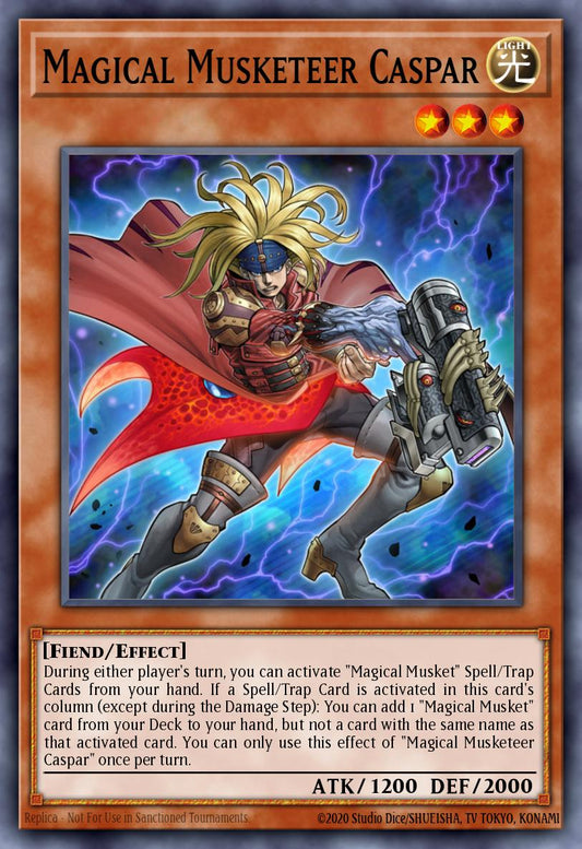 (071) YuGiOh TCG DUOV: Duel Overload Single: Magical Musketeer Caspar  Ultra Rare