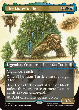 (328) Magic The Gathering Magic: The Gathering | Avatar: The Last Airbender: Extras Single: The Lion-Turtle  Rare