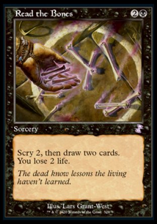 (328) Magic The Gathering Time Spiral Remastered: Extras Single: Read the Bones  Time Shifted