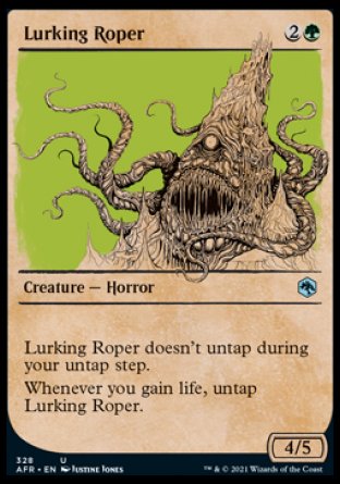 (328) Magic The Gathering Adventures in the Forgotten Realms: Extras Single: Lurking Roper  Uncommon