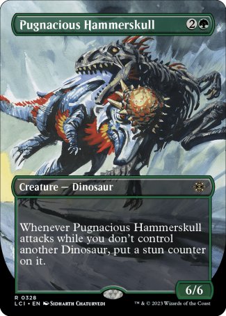 (328) Magic The Gathering The Lost Caverns of Ixalan: Extras Single: Pugnacious Hammerskull  Rare