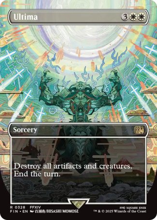 (328) Magic The Gathering Magic: The Gathering - FINAL FANTASY: Extras Single: Ultima Holo Rare