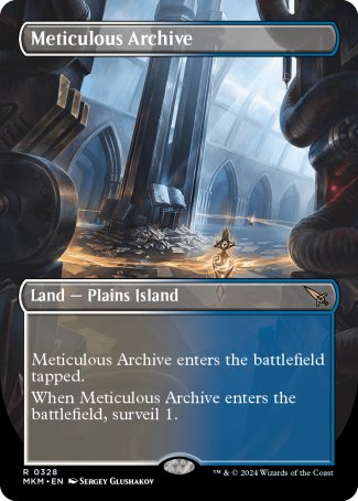 (328) Magic The Gathering Murders at Karlov Manor: Extras Single: Meticulous Archive Holo Rare