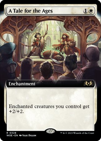 (328) Magic The Gathering Wilds of Eldraine: Extras Single: A Tale for the Ages Holo Rare